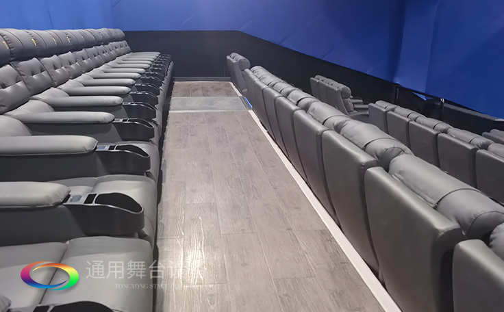 通用舞臺阻燃幕布承接羊城源雅學校報告廳舞臺機械項目，現已竣工驗收！